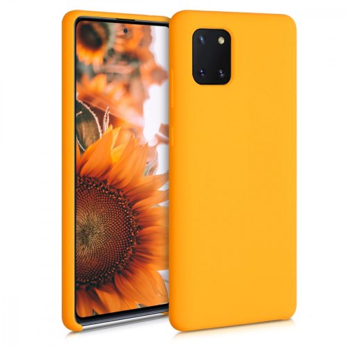 Husa Samsung Galaxy Note 10 Lite, Silicon, Portocaliu, 51418.180