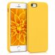 Husa Apple iPhone 5 / iPhone 5s / iPhone SE, Silicon, Galben, 42766.165