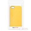 Husa Apple iPhone 5 / iPhone 5s / iPhone SE, Silicon, Galben, 42766.165