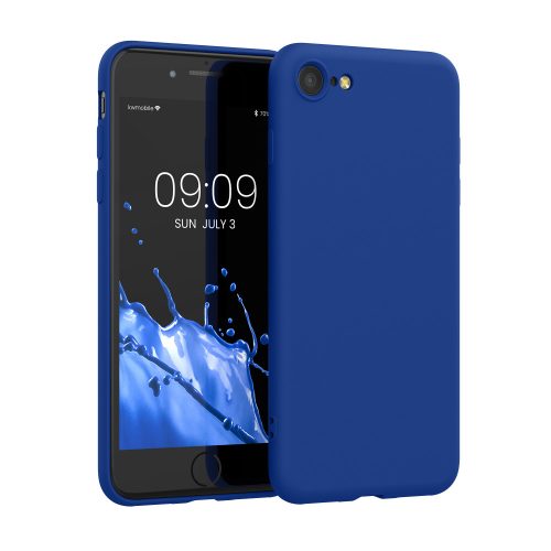 Husa Apple iPhone 8/iPhone 7/iPhone SE 2, Silicon, Albastru, 49979.134