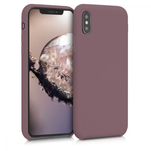 Husa Apple iPhone X / iPhone XS, Silicon, Mov, 46313.181