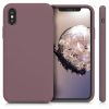 Husa Apple iPhone X / iPhone XS, Silicon, Mov, 46313.181