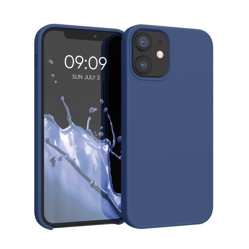 Husa Apple iPhone 12 Mini, Silicon, Albastru, 52640.17