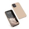 Husa Apple iPhone 12 Mini, Silicon, Crem, 52640.154