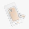 Husa Apple iPhone 12 Mini, Silicon, Crem, 52640.154