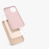 Husa Apple iPhone 12 Mini, Silicon, Crem, 52640.154