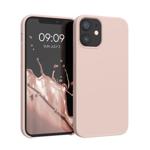 Husa Apple iPhone 12 Mini, Silicon, Roz, 52640.10
