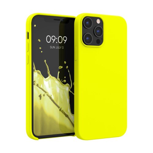 Husa Apple iPhone 12 Pro Max, Silicon, Galben, 52644.149