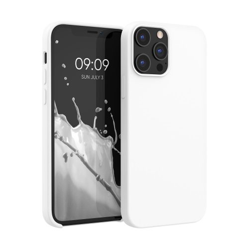Husa Apple iPhone 12 Pro Max, Silicon, Alb, 52644.02