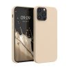 Husa Apple iPhone 12 Pro Max, Silicon, Crem, 52644.154