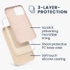 Husa Apple iPhone 12 Pro Max, Silicon, Crem, 52644.154