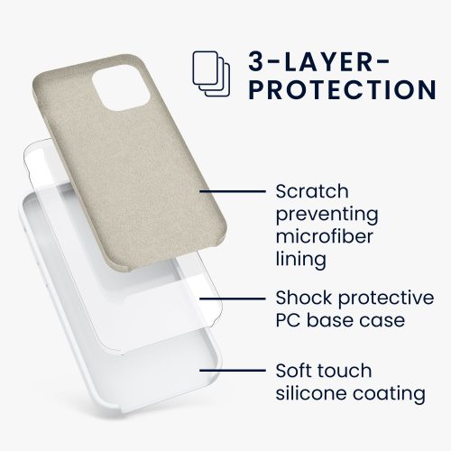 Husa Apple iPhone 12 Mini, Silicon, Alb, 52640.02