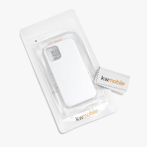 Husa Apple iPhone 12 Mini, Silicon, Alb, 52640.02