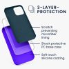 Husa Apple iPhone 12 / iPhone 12 Pro, Silicon, Albastru, 52641.134