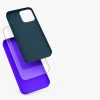 Husa Apple iPhone 12 / iPhone 12 Pro, Silicon, Albastru, 52641.134