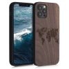 Husa Apple iPhone 12 / iPhone 12 Pro, Lemn, Maro, 52734.02