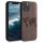 Husa Apple iPhone 12 / iPhone 12 Pro, Lemn, Maro, 52734.02