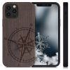 Husa Apple iPhone 12 / iPhone 12 Pro, Lemn, Maro, 52734.01
