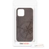 Husa Apple iPhone 12 / iPhone 12 Pro, Lemn, Maro, 52734.01