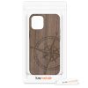Husa Apple iPhone 12 Mini, Lemn, Maro, 52733.01