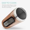 Shaker pentru proteine din otel inoxidabil Navaris, 750 ml, Gold, 52703.2.27