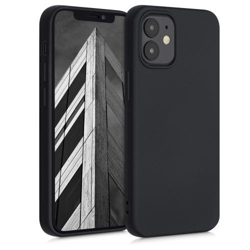 Husa Apple iPhone 12 Mini, Silicon, Negru, 52711.47