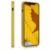 Husa Apple iPhone 12 / iPhone 12 Pro, Fibre vegetale, Galben, 52738.06