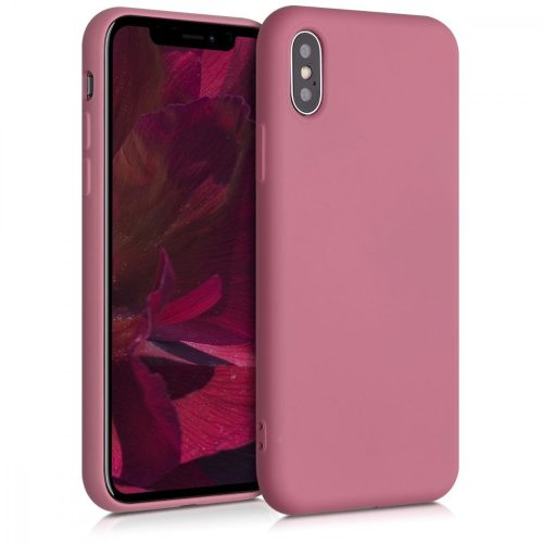 Husa Apple iPhone X / iPhone XS, Silicon, Roz, 49982.167