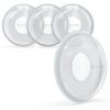 Set 4 Cupe de colectare a laptelui matern Navaris din polipropilena fara silicon si fara BPA, 52763.01