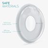 Set 4 Cupe de colectare a laptelui matern Navaris din polipropilena fara silicon si fara BPA, 52763.01