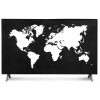 Husa de praf pentru televizor 65 inch, Kwmobile, Negru/Alb, Textil, 51993.02