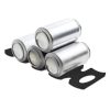 Covoras organizator pentru doze si sticle, Kwmobile, Negru, Silicon, 50328.01