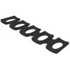 Covoras organizator pentru doze si sticle, Kwmobile, Negru, Silicon, 50328.01