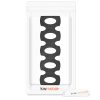 Covoras organizator pentru doze si sticle, Kwmobile, Negru, Silicon, 50328.01