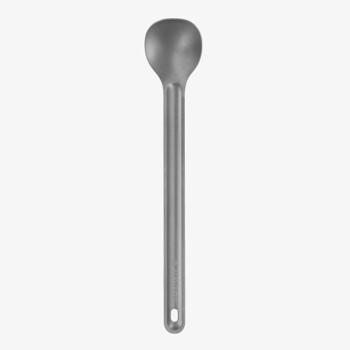 Set spork si lingura din titan cu maner lung Navaris, 21.5 cm, 52986.05