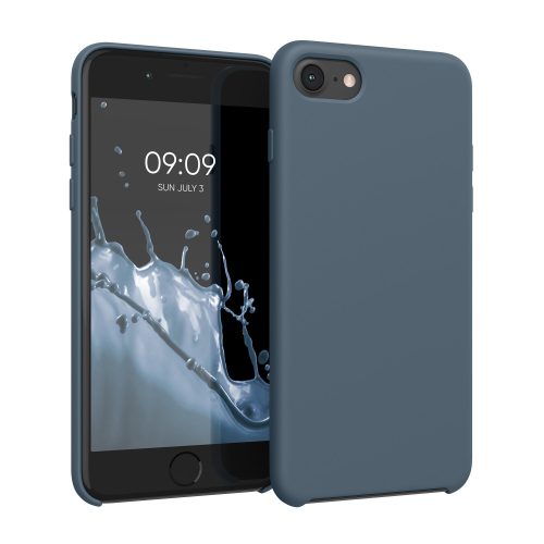 Husa Apple iPhone 8 / iPhone 7 / iPhone SE 2, Silicon, Albastru, 40225.202