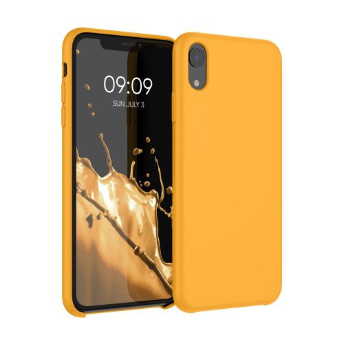 Husa Apple iPhone XR, Silicon, Portocaliu, 45910.201