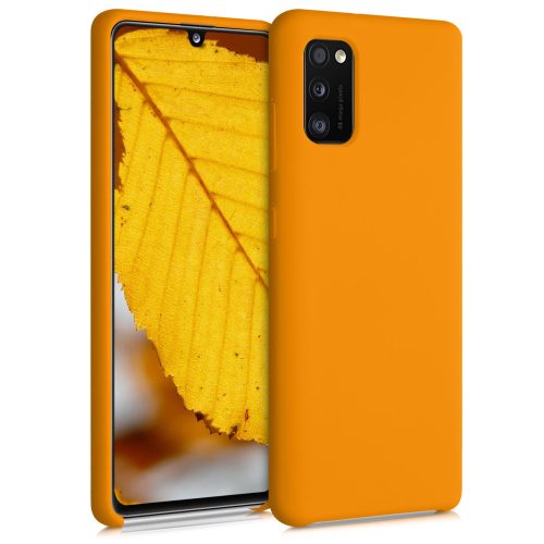Husa Samsung Galaxy A41, Silicon, Portocaliu, 52301.201