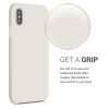Husa Apple iPhone X / iPhone XS, Silicon, Bej, 42495.204