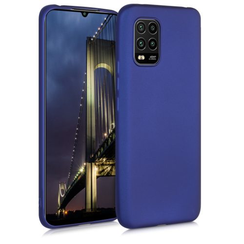 Husa Xiaomi Mi 10 Lite 5G, Silicon, Albastru, 52491.64