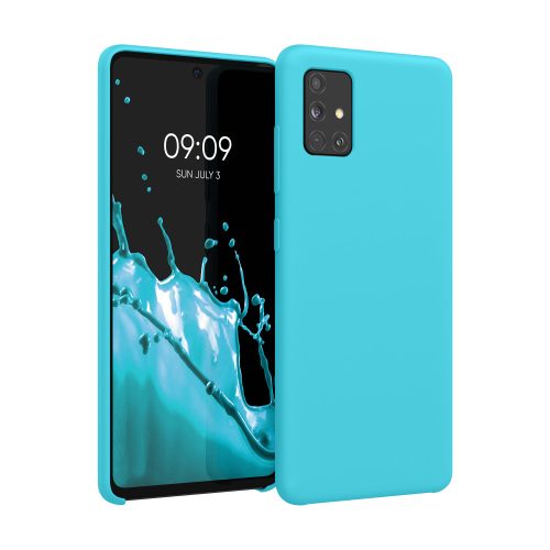 Husa Samsung Galaxy A51, Silicon, Albastru, 51197.205