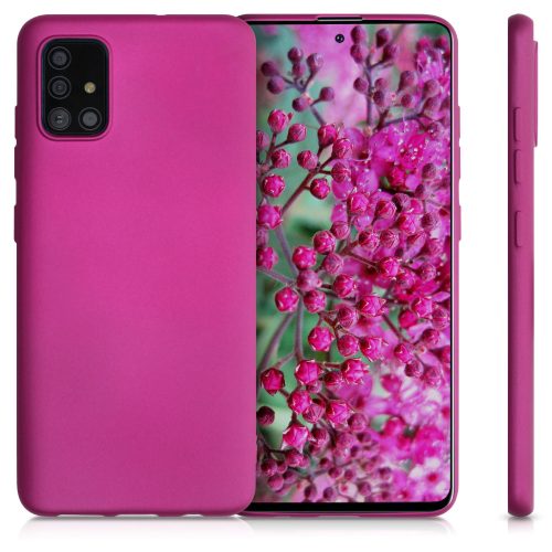 Husa Samsung Galaxy A51, Silicon, Roz, 51201.65