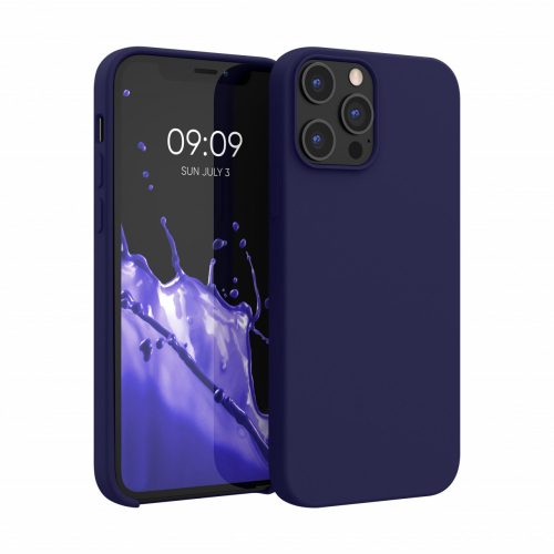 Husa Apple iPhone 12 Pro Max, Silicon, Albastru, 52644.182
