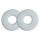 Set 2 Perne de urechi pentru casti Sony MDR-ZX110/MDR-ZX310, Kwmobile, Alb, Piele ecologica, 47100.02