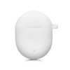 Husa pentru casti Google Pixel Buds 2 (2020), Kwmobile, Alb, Silicon, 52701.02