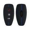 Husa Cheie Auto pentru Ford - 3 Butoane - Keyless Go, Silicon, Negru, 53133.02