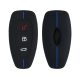 Husa Cheie Auto pentru Ford - 3 Butoane - Keyless Go, Silicon, Negru, 53133.02