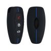 Husa Cheie Auto pentru Ford - 3 Butoane - Keyless Go, Silicon, Negru, 53133.02
