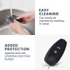 Husa Cheie Auto pentru Ford - 3 Butoane - Keyless Go, Silicon, Negru, 53133.02