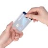 Set 10 Huse pentru carduri bancare, Kwmobile, Transparent, Silicon, 53136.01
